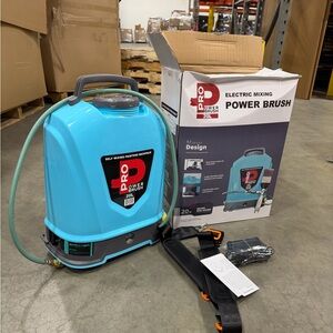 Pro Power Brush 20L Electric Mixing Power Brush Painters Backpack IOB